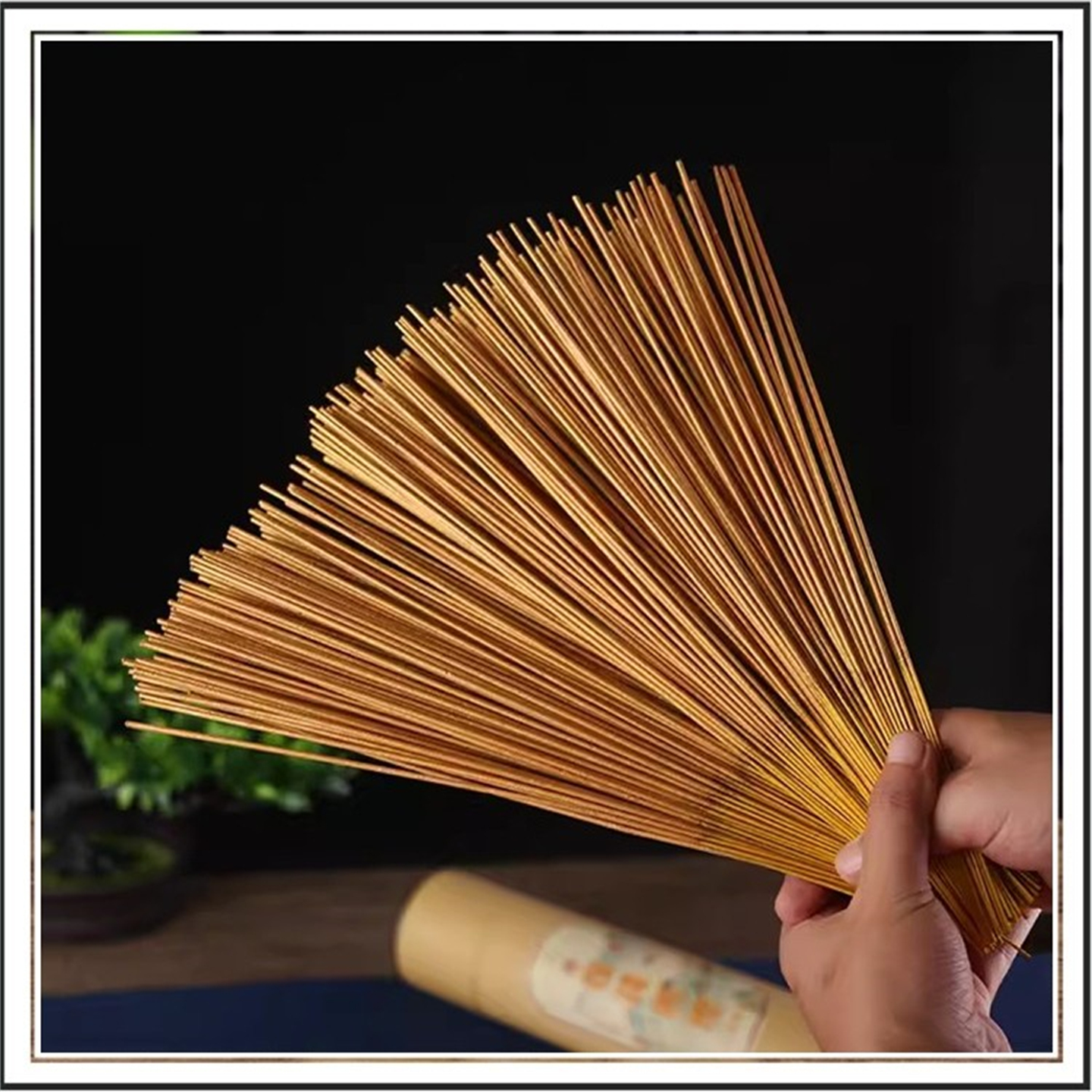 无烟黄金卷钱香檀香财神金香：点燃福运，祈福迎祥的必备神器✨