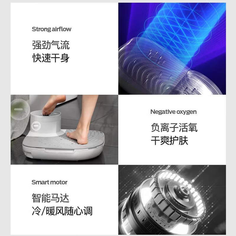 干身机起浴洗澡后冷热暖风家用全自动智能酒店浴池 健新客房必备神器！✨