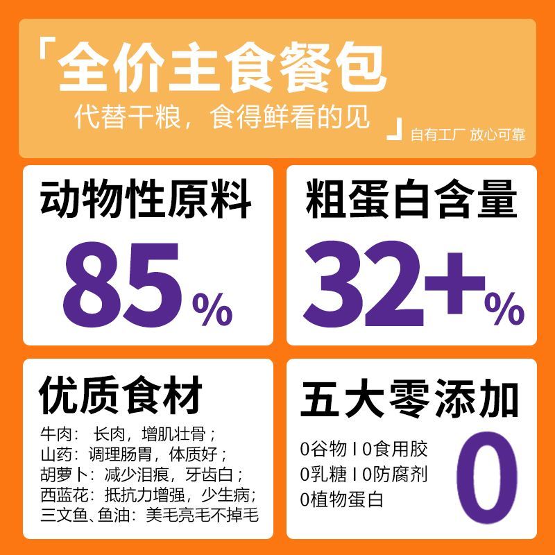 条条有爱湿粮包：宠物界的&ldquo;米其林&rdquo;？揭秘狗狗全价主食湿粮的秘密！