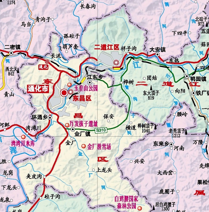 通化市地图全解：从行政区划到交通路线，解锁这座东北城市的魅力