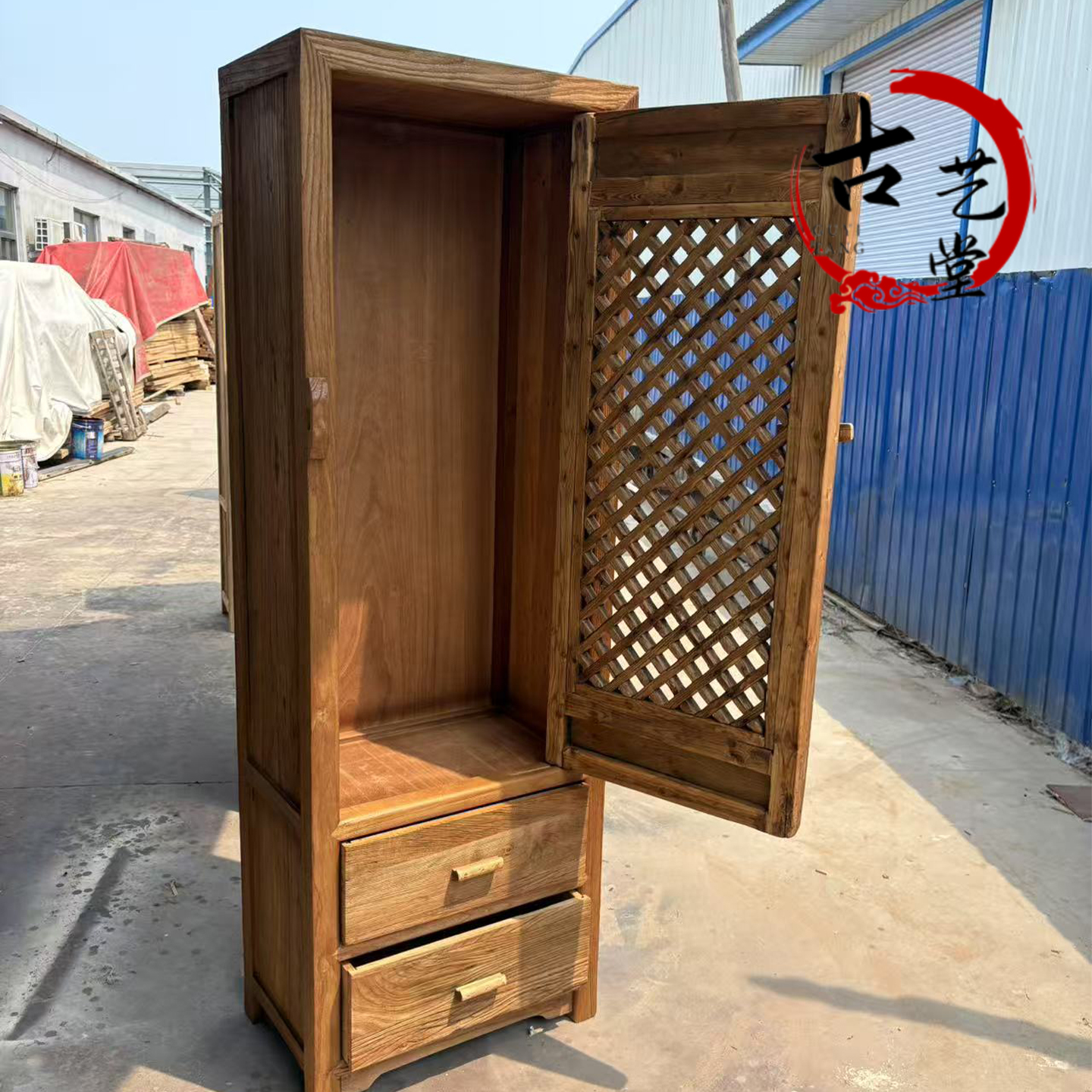 榆木新中式衣柜：现代禅意家居的完美选择
