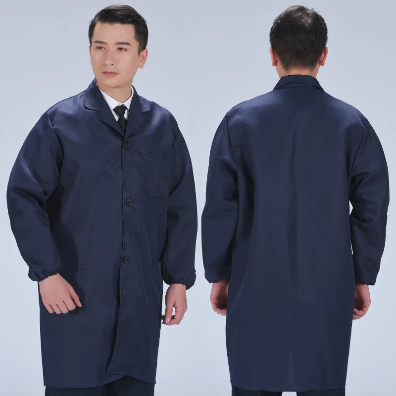工作服大褂：耐磨耐脏长款搬运工男女仓管养殖防尘卸服劳保反光条款，安全高效工作新选择！