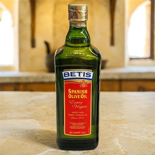 贝蒂斯橄榄油：西班牙进口，纯正750ml，健身牛排的最佳拍档！