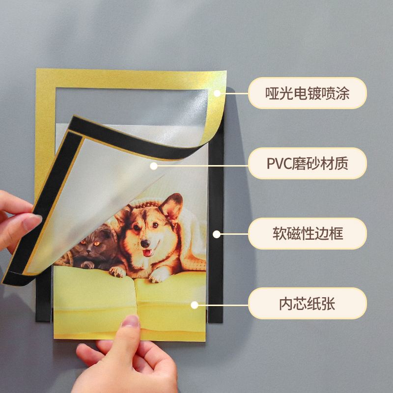 超市必备神器！10套装A4塑料框海报展示架，让你的店铺瞬间高大上！