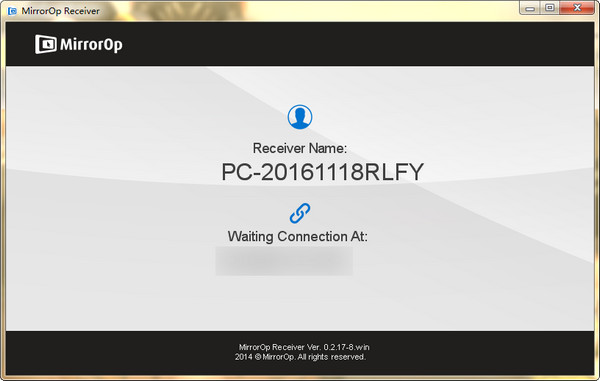 mirrorop receiver电脑端v0.2.17.8官方版