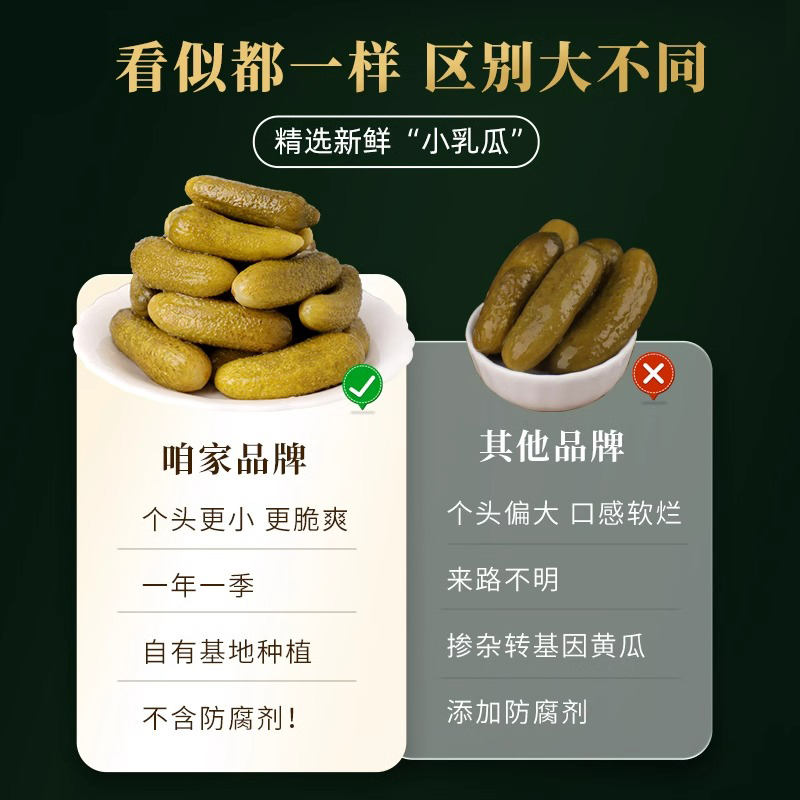 俄式酸黄瓜腌制小青瓜，解腻神器，轻松解锁美味轻食汉堡！