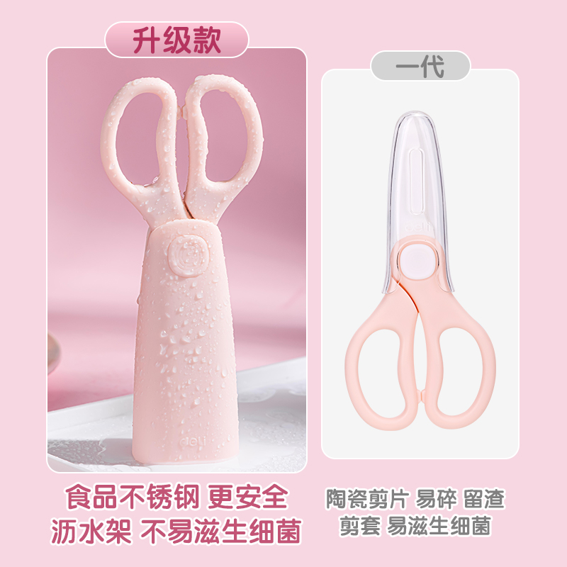 宝宝辅食剪刀：宝宝吃饭新利器，妈妈省心好帮手！