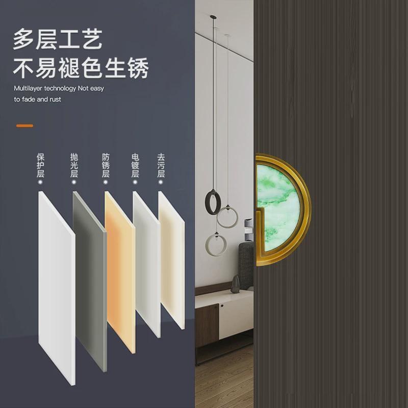 中式简约半圆形玻璃门拉手：如何选择与安装，打造古铜推拉木门新风尚？