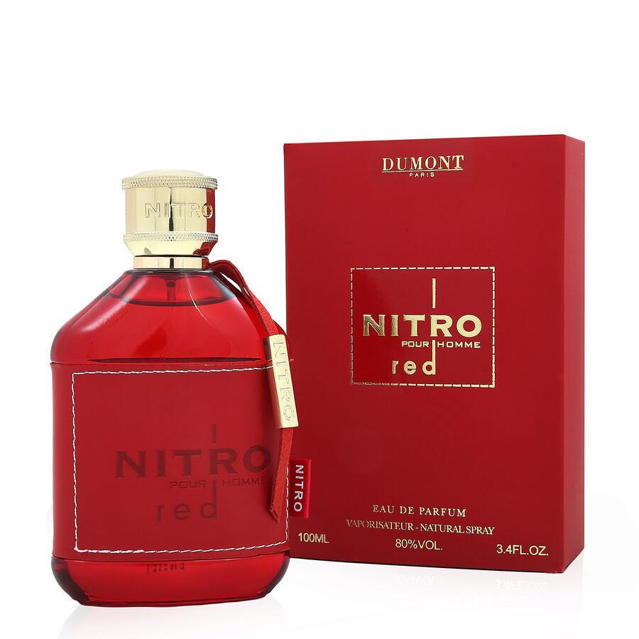 现货新品跨境100ml 男士持久留香小众香水Dumont NITRO RED：点燃你的魅力