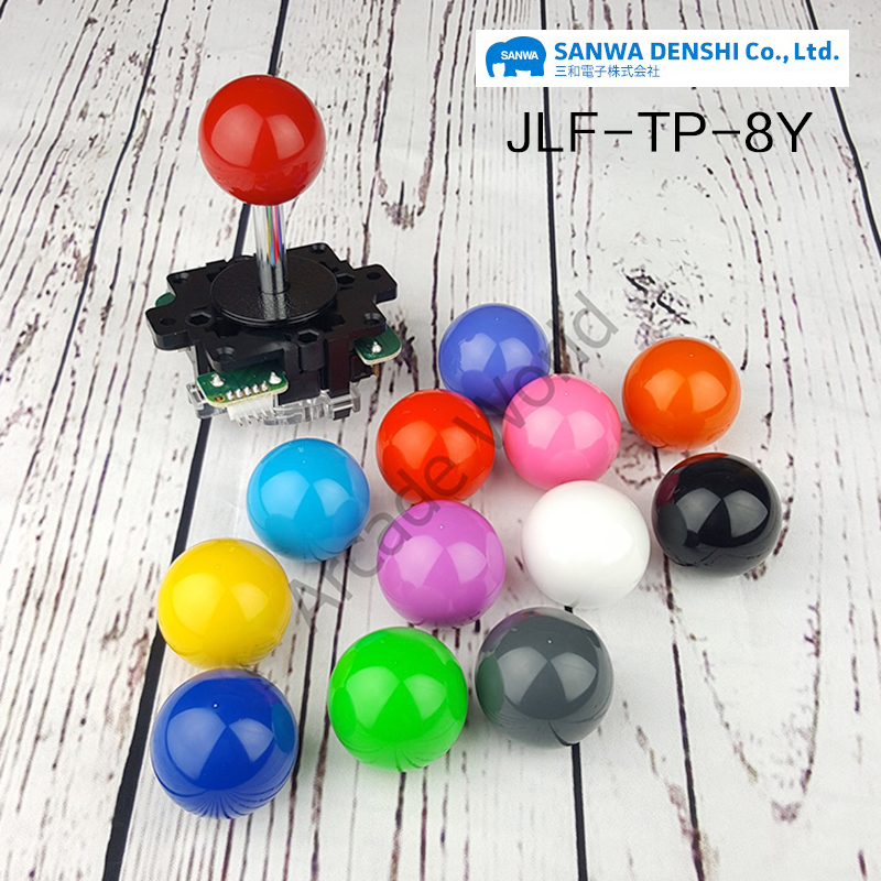 青木摇杆JLX-TP-8Y：日本进口街机小八向方档，游戏操控新升级！