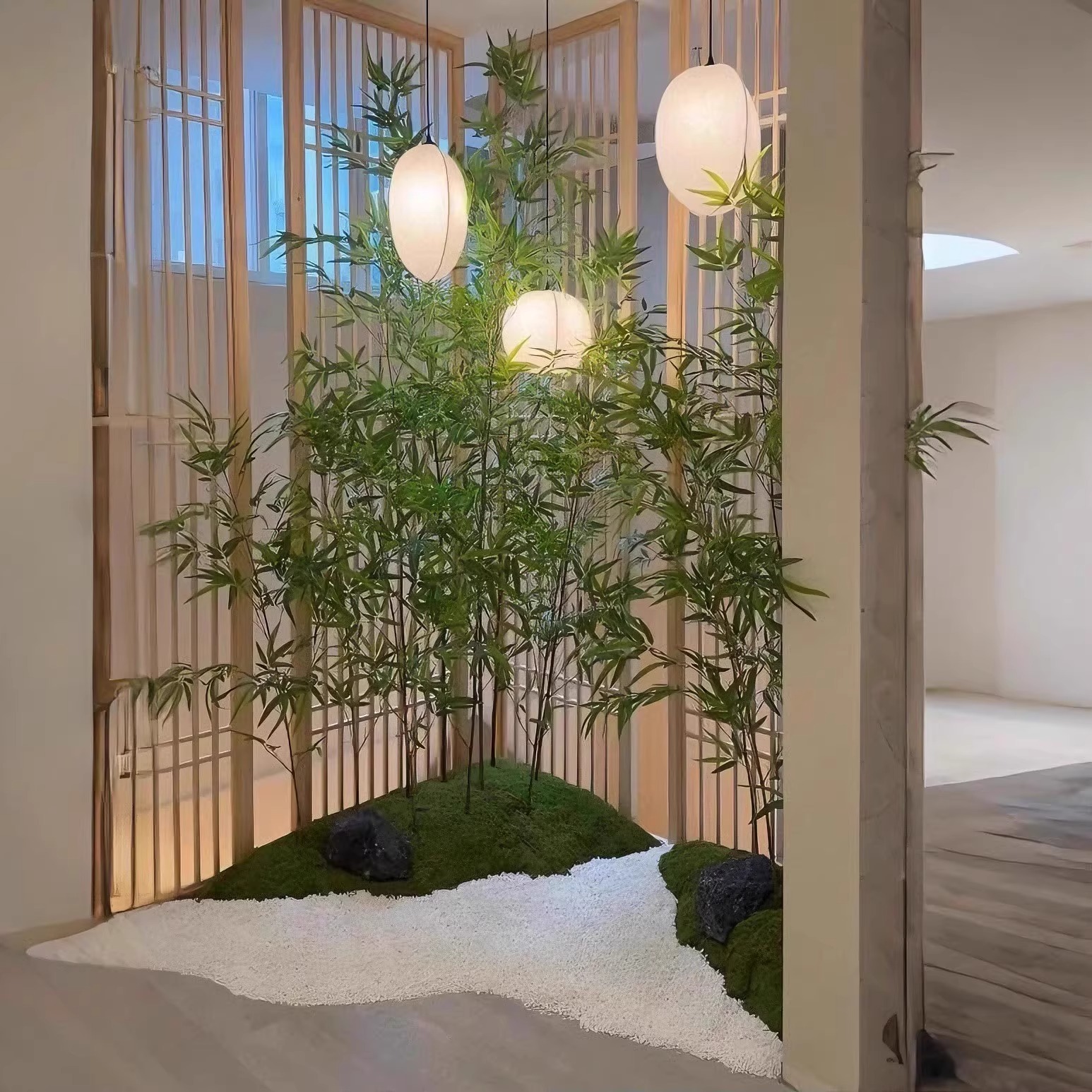 仿真竹子绿植：打造室内自然美景，让家充满生机✨