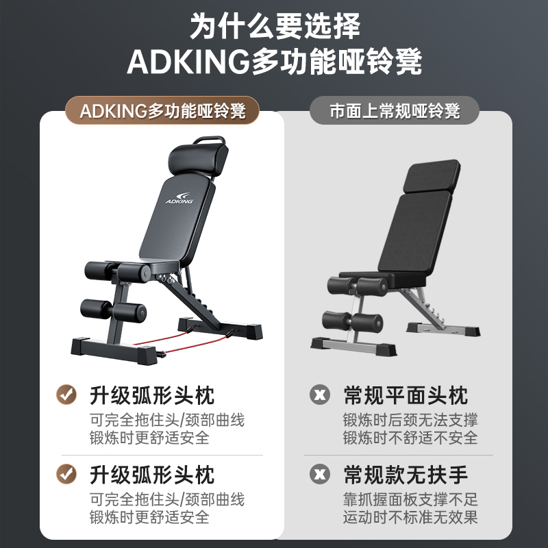 商用推肩椅哑铃凳：解锁健身新姿势，肩部三头肌肉训练神器！