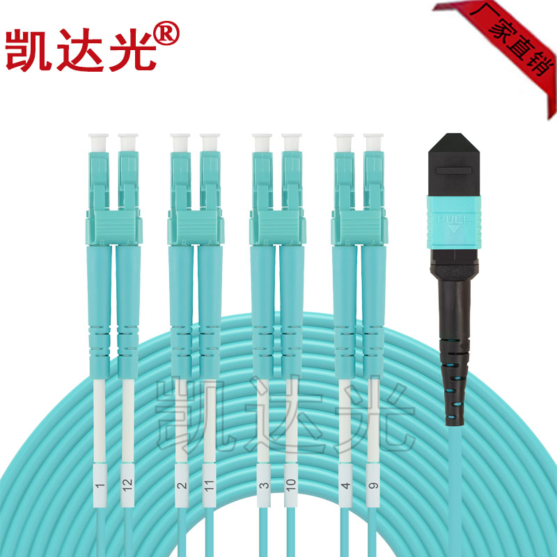 MPO万兆多模光纤跳线：电信级高速传输神器，解锁数据中心新体验