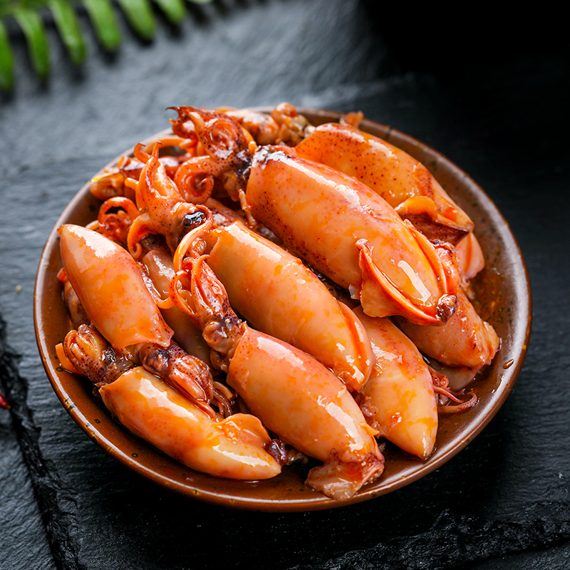即食海兔麻辣海鲜罐头孜然味鱿鱼零食：一口入魂的下饭菜香辣诱惑，你准备好了吗？