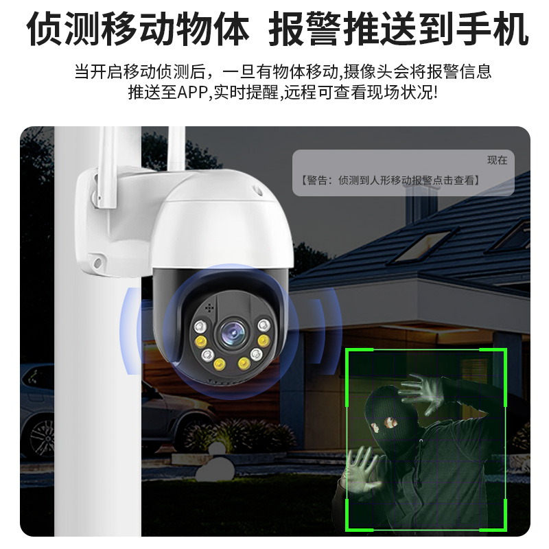 长城4G摄像头：家庭安全守护神，无需WiFi也能远程监控！️