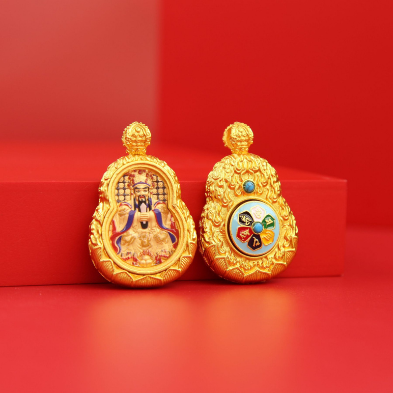 新品五台山新款葫芦 五爷吊坠唐卡佛牌挂件，八大守护神珐琅彩，守护你的每一天！