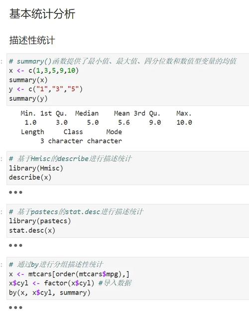 r语言统计分析,R语言在统计分析中的应用与优势