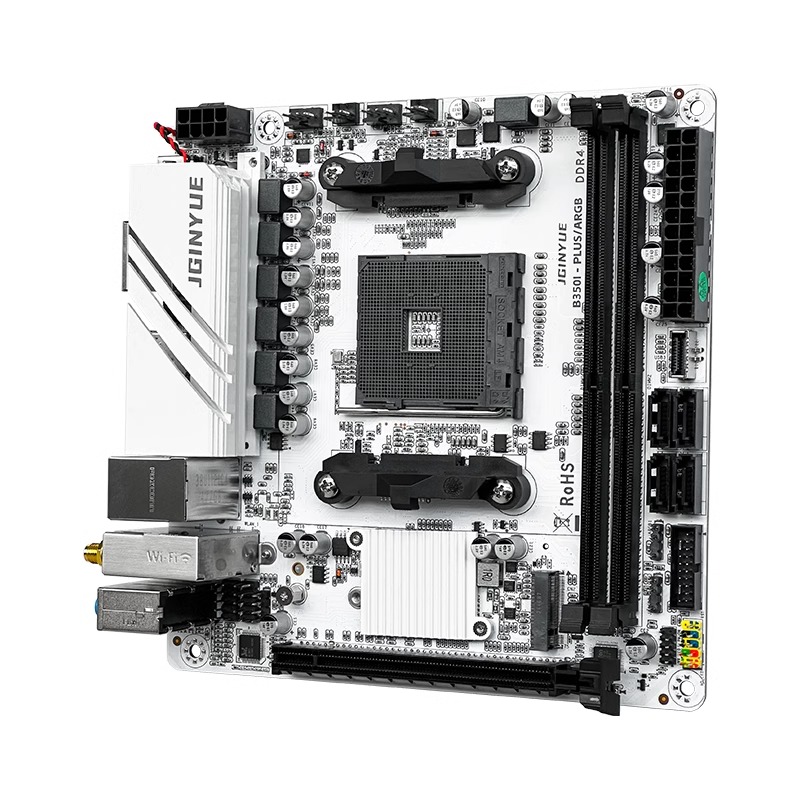 精粤AM4主板CPU内存套装：B350/B450/B550系列DDR4锐龙R5 5500/5600G，打造你的游戏神器！