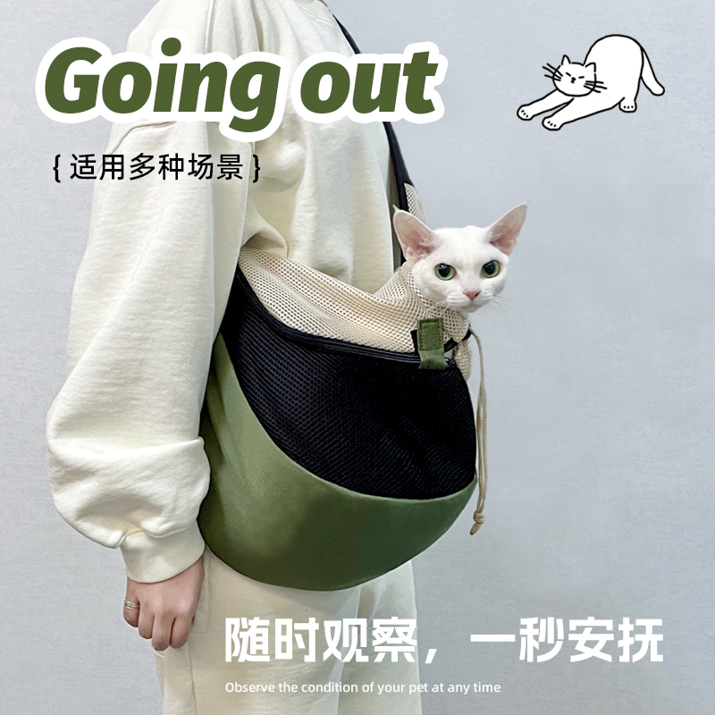 EDENPETZ宜德士狗包：宠物出行新风尚，比熊小狗露头斜挎猫包的秘密