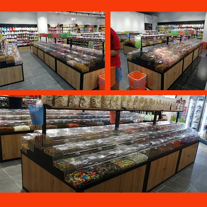 便利店散称货架展示柜零食神器，零食控的购物天堂来啦！✨