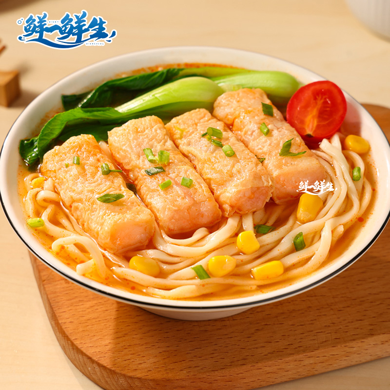 鲜美来响铃卷鱼籽虾滑160g：火锅店必点豆捞食材，美味的秘密武器！