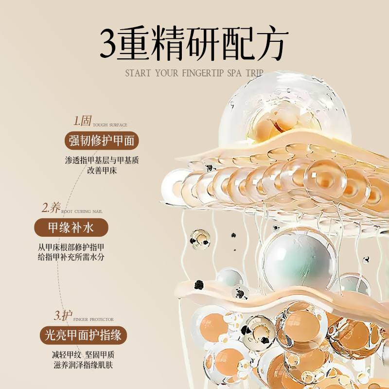EFERO指甲膏真香警告！跨境修护神器，指甲干裂救星