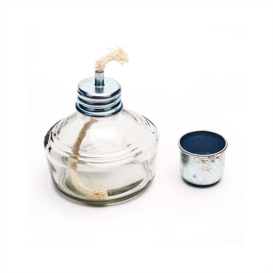 实验室加厚玻璃酒精灯：透明安全，实验必备神器！