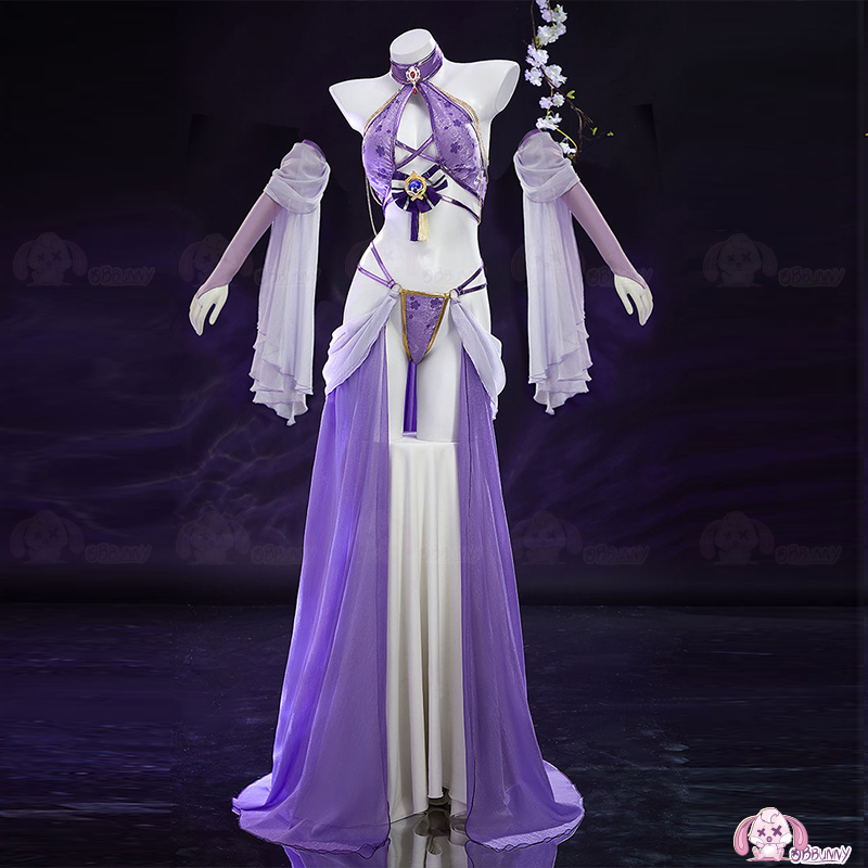 爆了个兔原神雷电将军同人舞娘裙 cosplay服，动漫游戏cosplay表演服女，变身游戏中的女神！✨
