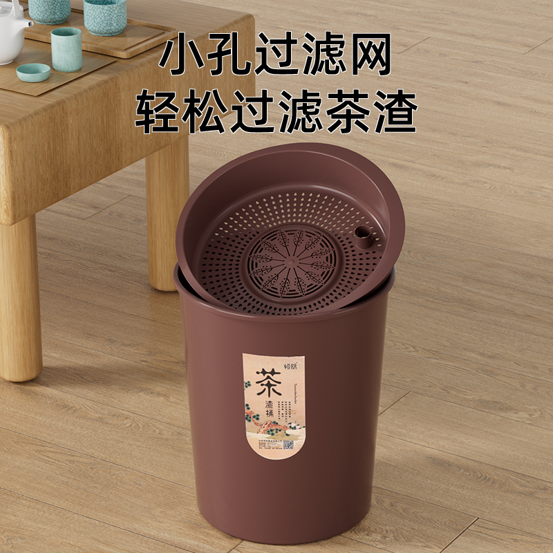 黑色圆形15kg塑料桶：化工水桶界的颜值担当！✨