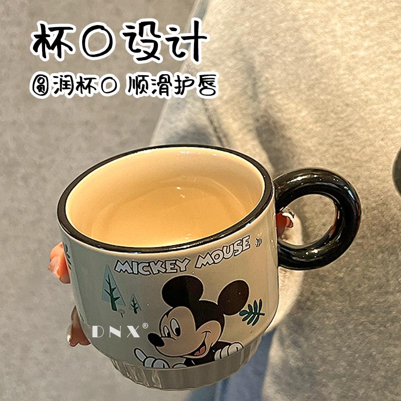 迪士尼史迪仔玛丽猫米奇陶瓷叠叠杯：唤醒少女心的可爱奶杯，你值得拥有！
