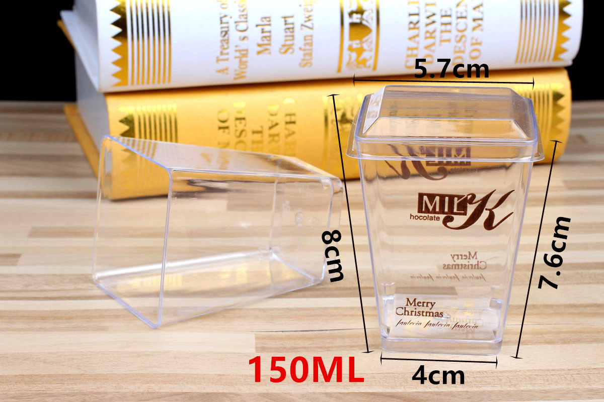 布丁杯果冻慕斯杯：打造甜蜜下午茶，一次性透明杯子，创意甜点新体验✨