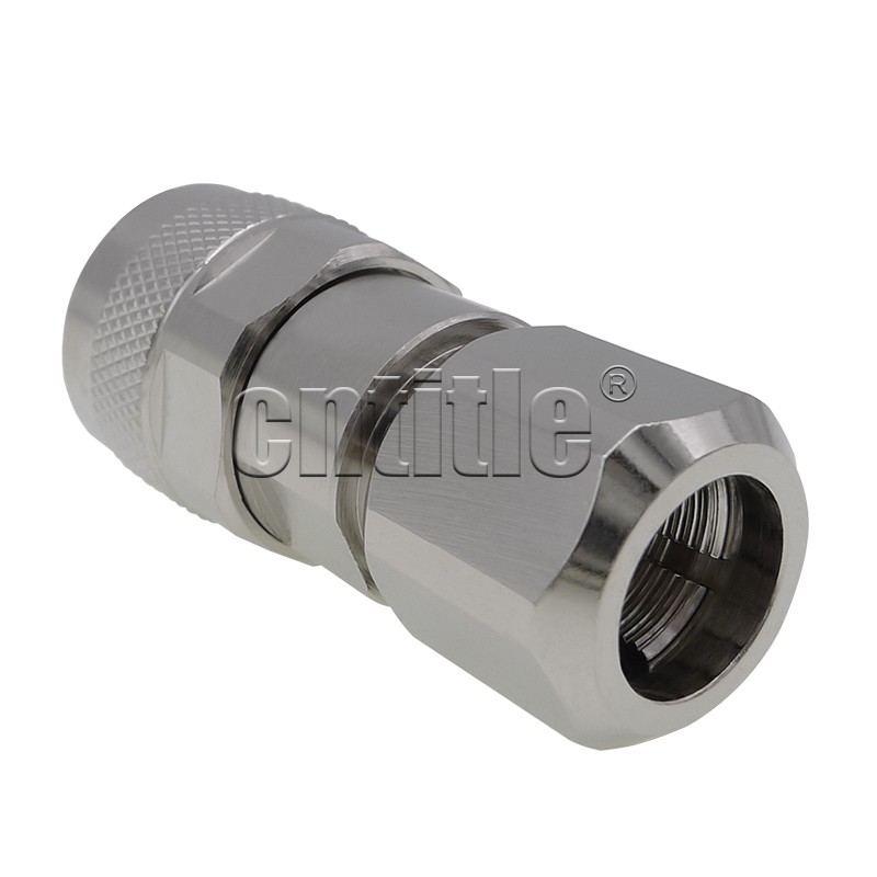 射频连接器天花板！QMA-C-J7直公头压接LMR400 RG8 50-7全铜同轴神器，信号稳定到尖叫