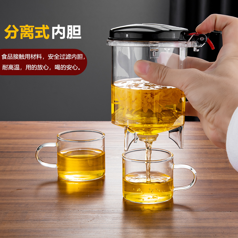 玻璃茶壶套装：家用耐高温加厚大容量茶具，让你轻松享受茶艺生活