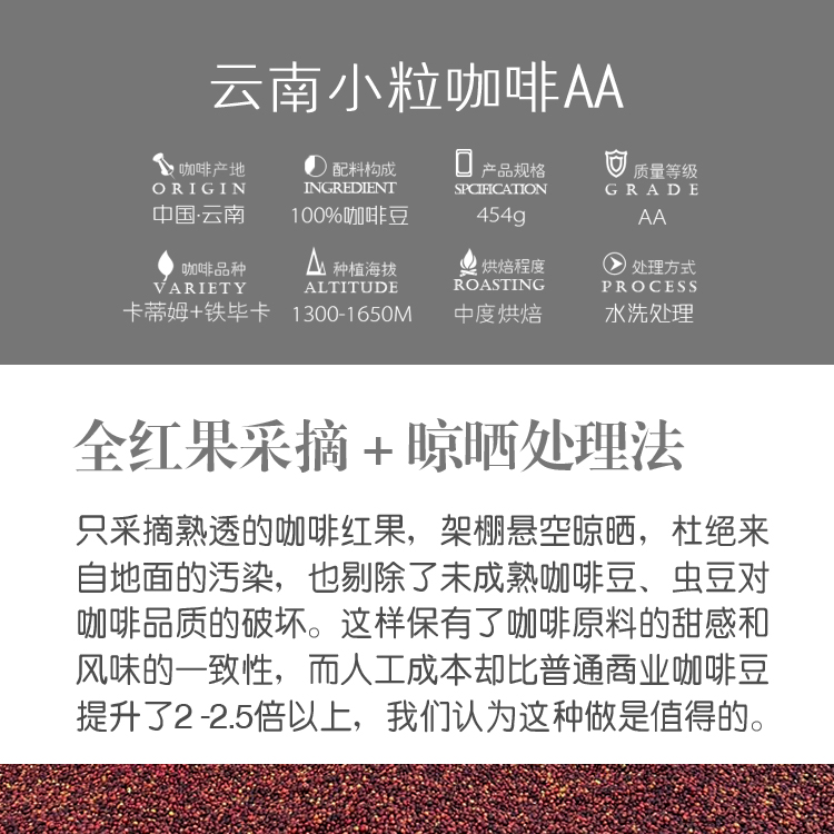 印象庄园新产季！5%小圆豆云南小粒咖啡豆，醇厚不酸的宝藏选择！