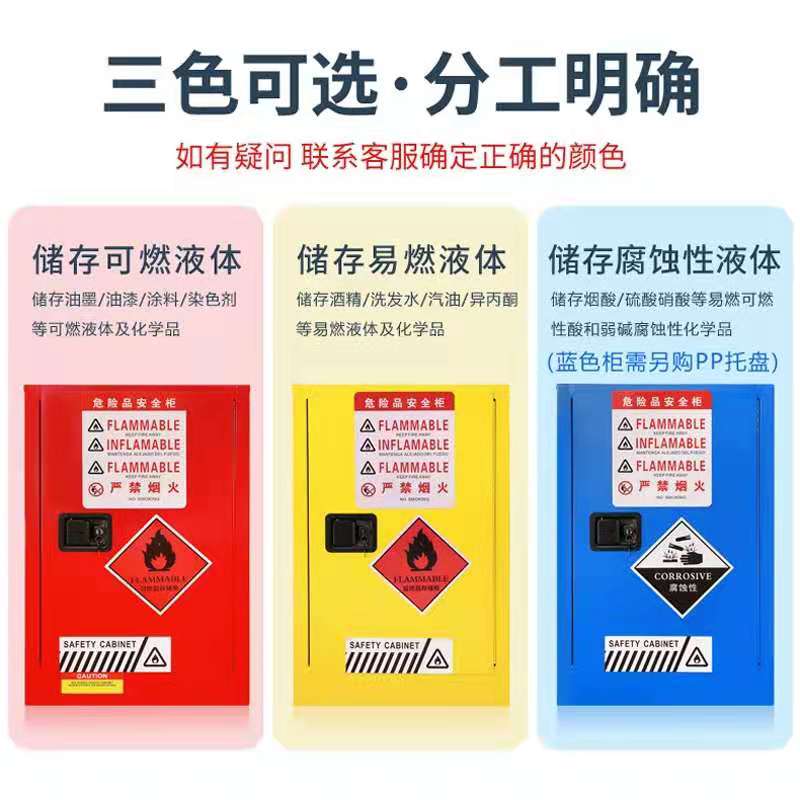 实验室必备！45加仑防爆柜化学品安全柜，守护你的实验安全！