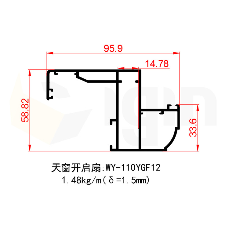 天窗扇料型材阁楼电动阳光房三角形一字采光排烟天窗扇：如何选择最适合你的顶楼采光神器？