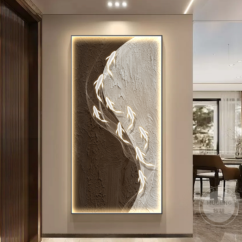 蓝色水母石英砂肌理画：给家添一抹高级感的艺术品✨