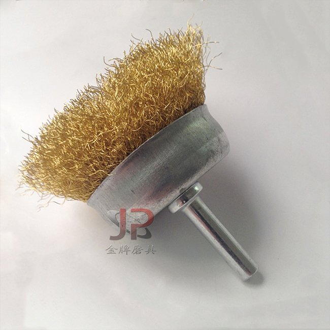4寸碗型铜丝轮抛光轮：金属除锈神器，轻松告别锈迹斑斑！