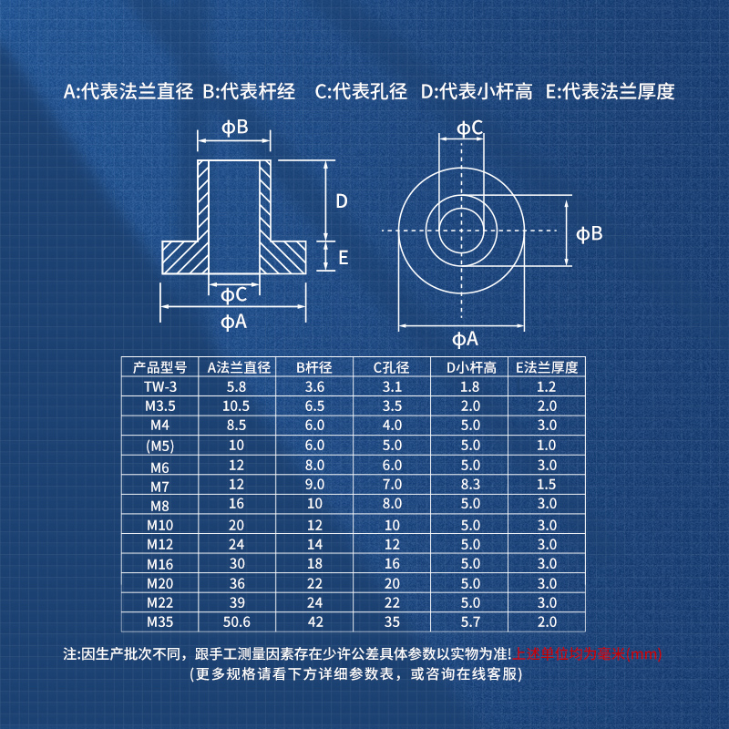 T型尼龙轴套，多功能绝缘神器，M4-M8全搞定！