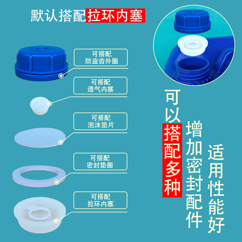 20升化工塑料桶密封盖洗洁精桶外盖透气外盖双氧水一体盖磷酸外盖：安全与便捷并存的秘密武器！