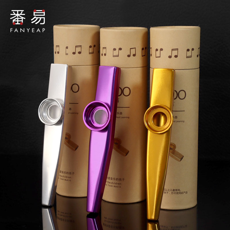 卡祖笛：金属便携木质KAZOO，吉他尤克里里的最佳伴侣，简单易学的小众乐器
