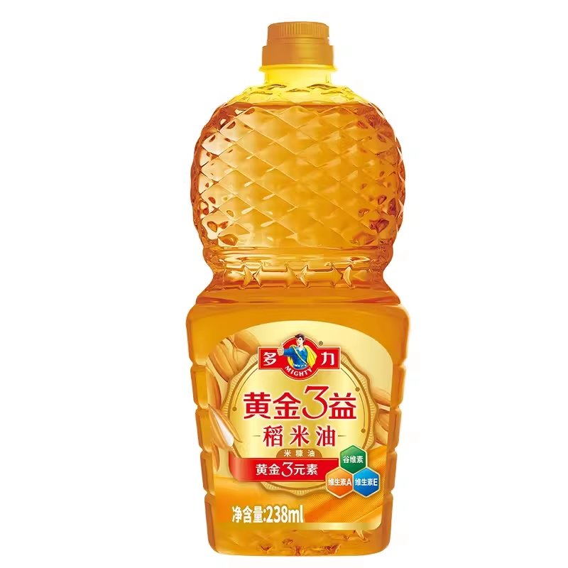 天猫U先：多力黄金3益稻米油238ML，厨房里的健康升级，你真的get到了吗？