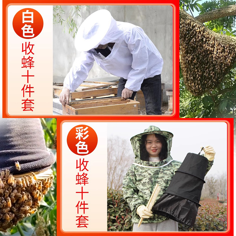 透气养蜂神器，防蜂抓蜂利器，养蜜蜂必备！