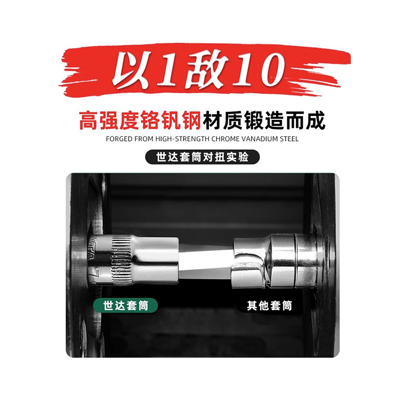 花型套筒公制E型星型6角梅花套筒头12.5MM大飞10MM中飞6.3MM小飞：工具箱里的新星