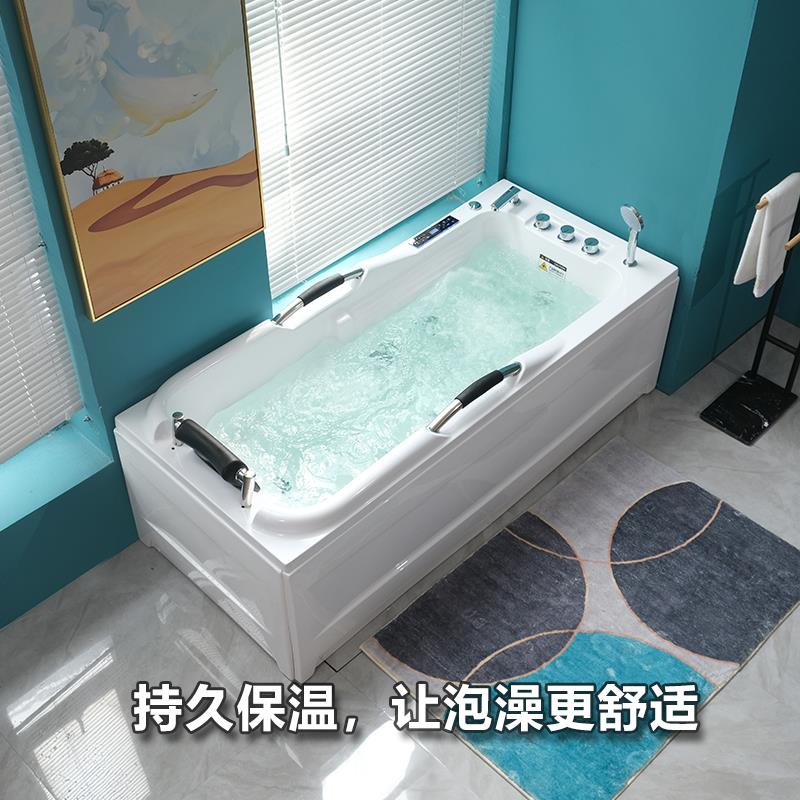 小户型救星！深泡浴缸冲浪按摩太香了！泡澡也能这么爽？