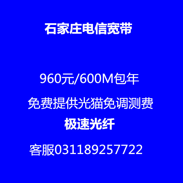 石家庄电信600M极速光纤 vs 联通960元套餐：哪家更适合你的办公和游戏需求？