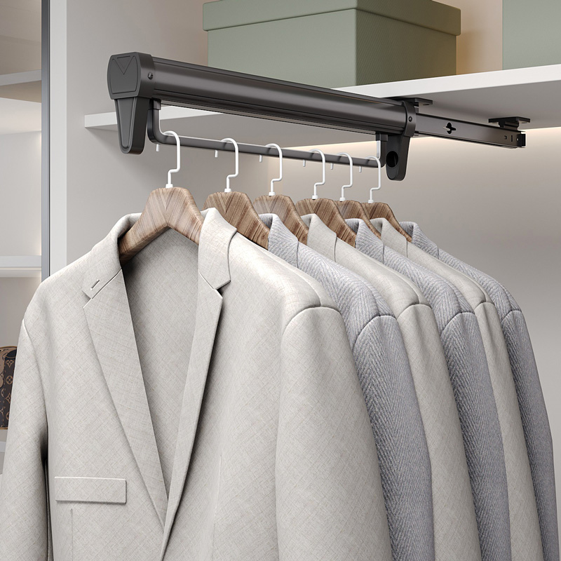 家具用多功能缓冲伸缩挂衣器：如何挑选最实用的铝铁Wardrobe Lift?