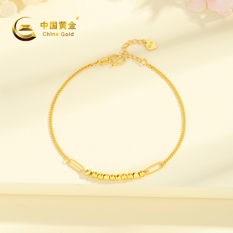 流光家999足金双色编织葫芦手链：传统工艺与现代美学的完美碰撞！