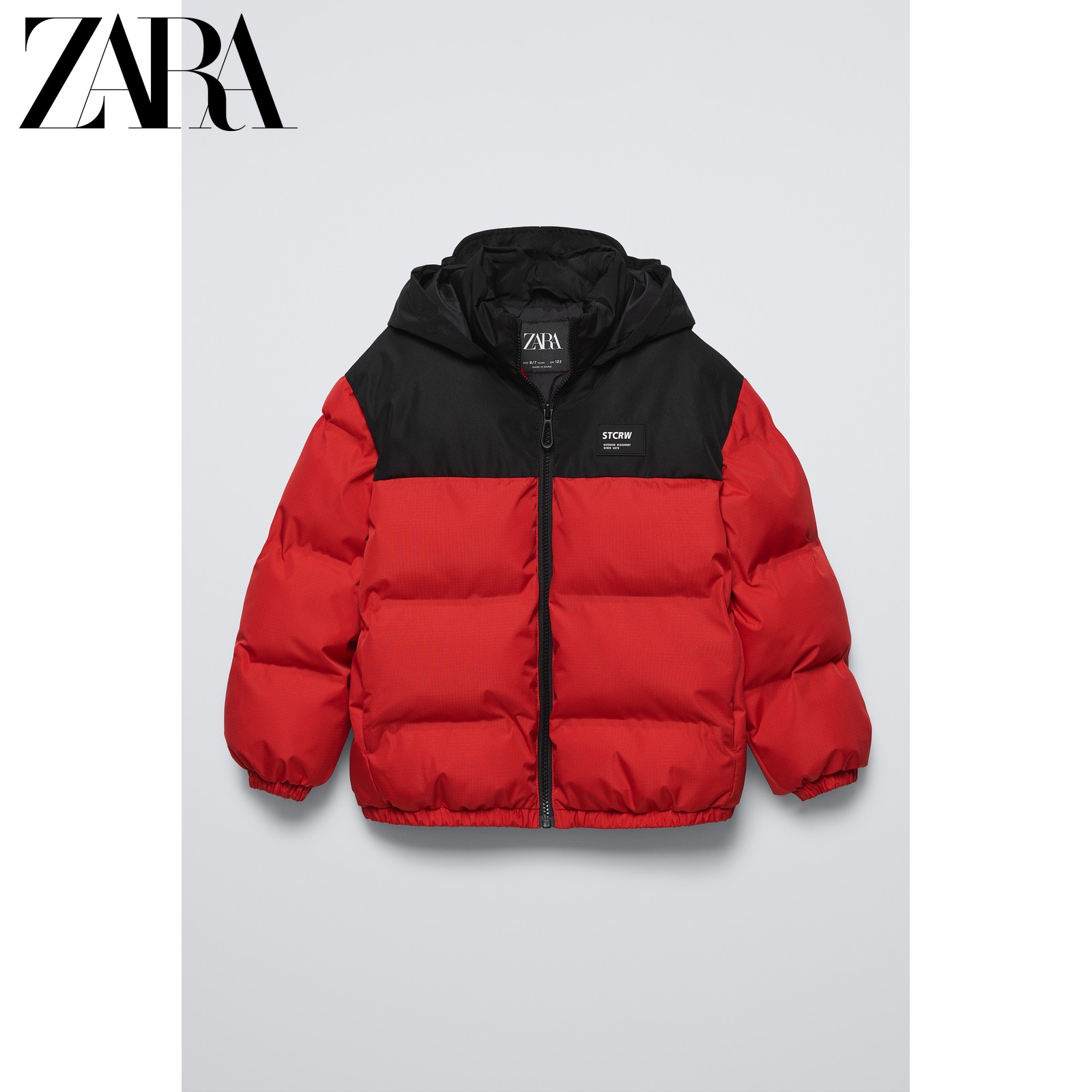ZARA折扣季：男童棉服保暖立领长袖外套，孩子冬季必备神器！