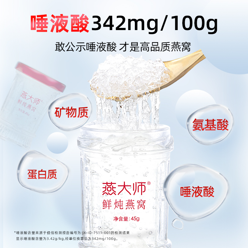 燕大师鲜炖即食燕窝：孕妇长辈的滋补圣品，营养恢复新选择！